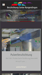 Mobile Screenshot of bcr-pulverbeschichtung.de